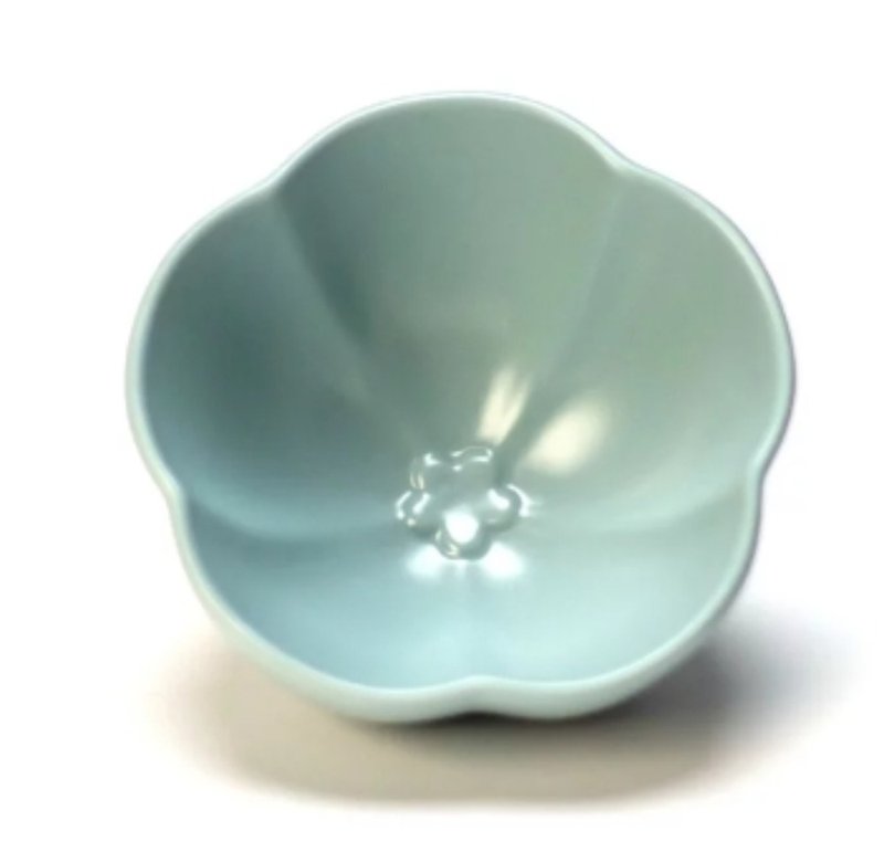 陶作坊│怀汝梅花杯_粉青 - 茶具/茶杯 - 其他材质 绿色