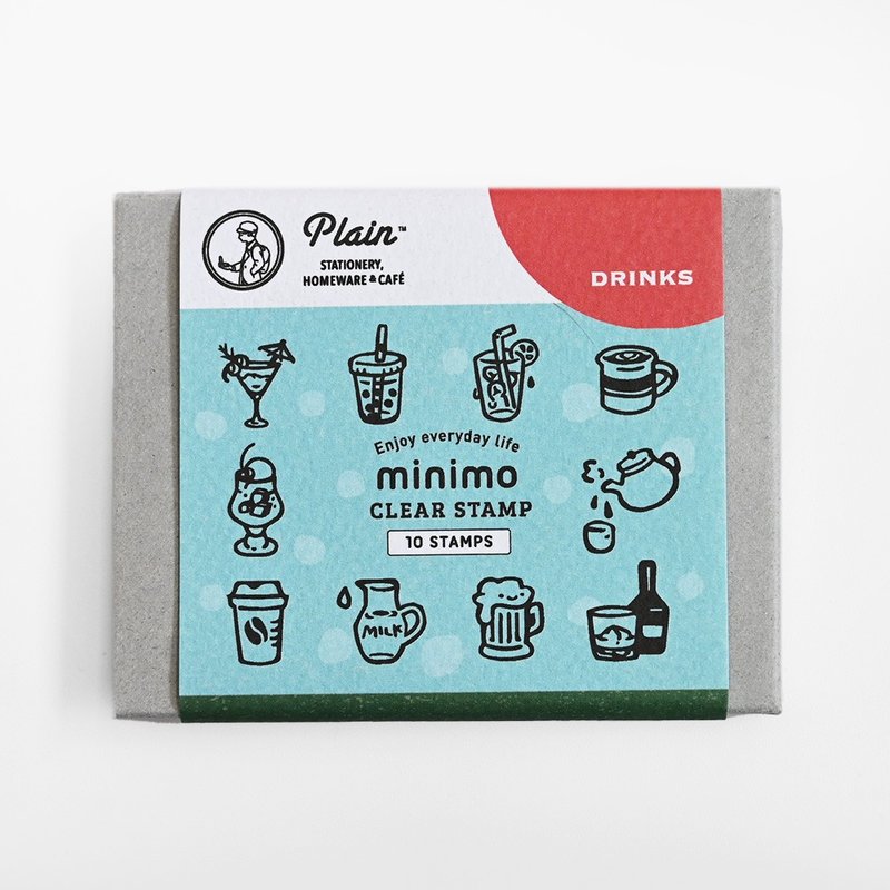 minimo 迷你透明印章 饮料 - 印章/印台 - 塑料 透明