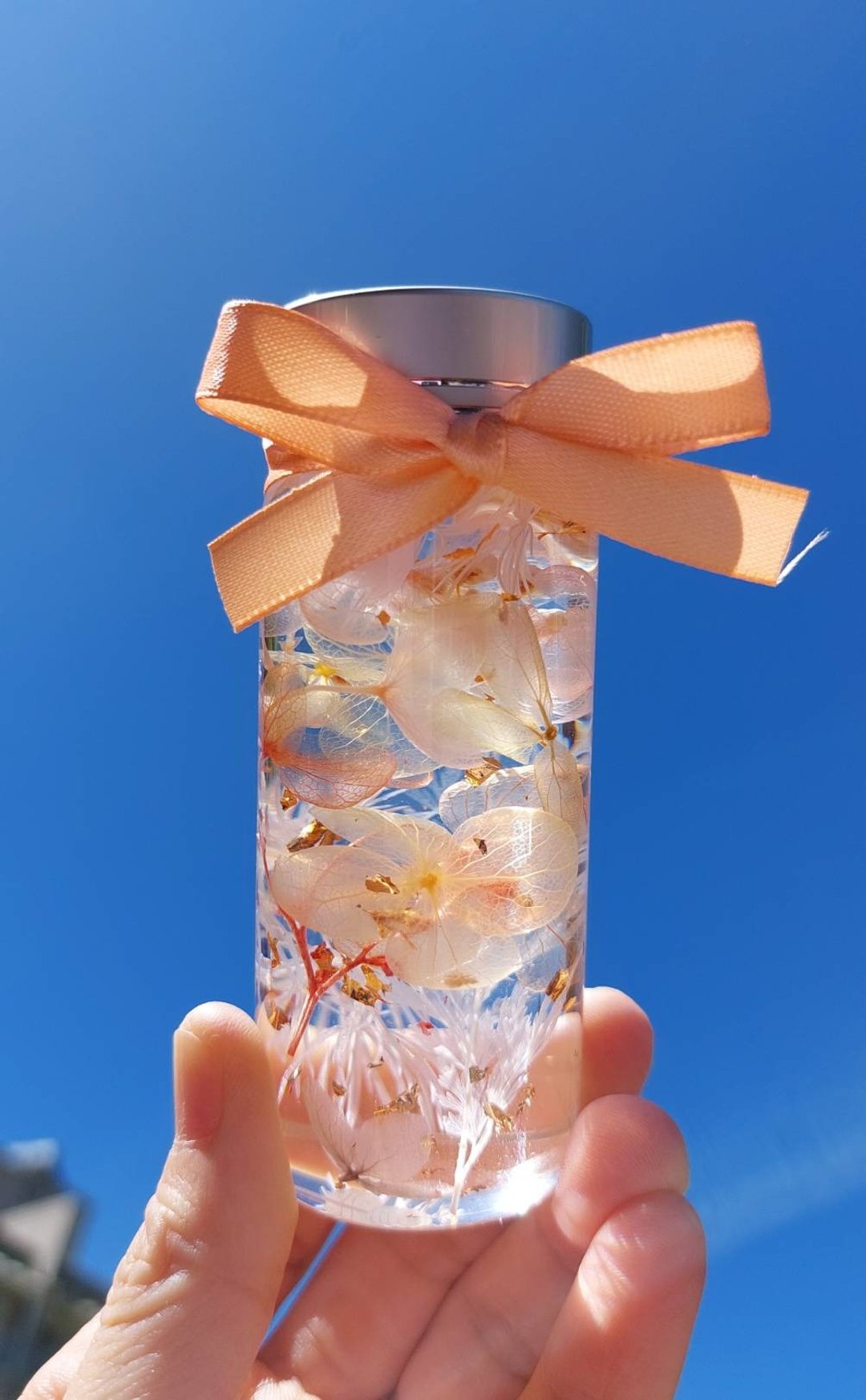 橘子汽水 浮游瓶 浮游花 祝贺花礼  生日。情人节.毕业 - 干燥花/捧花 - 植物．花 