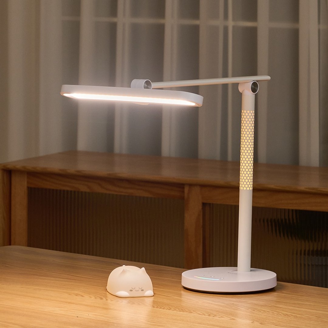 【居家布置】乐芙白 2.0㇑LED 智能声控护眼台灯㇑喜光全光谱 - 灯具/灯饰 - 其他材质 白色