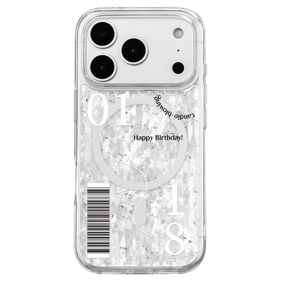 凡尔赛精灵 仙女诞生日 iPhone 17 16 15 14 13 ProMax 手机壳 - 手机壳/手机套 - 贝壳 透明