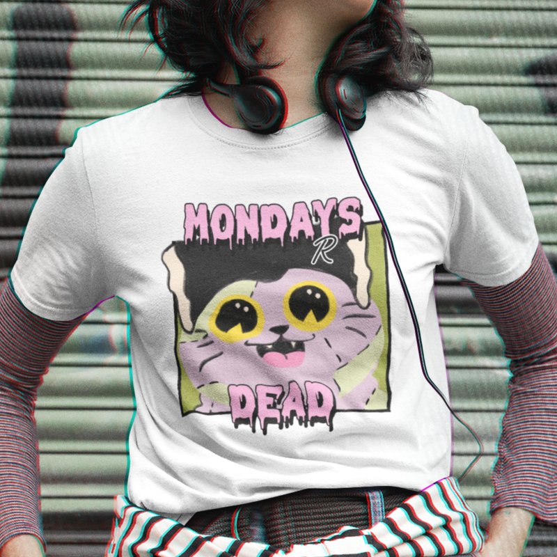 Dead Mondays T-Shirt - 男装衬衫 - 棉．麻 多色