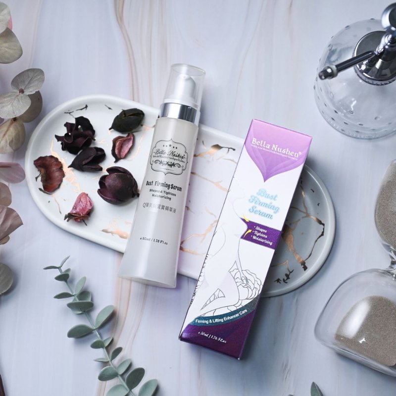 Q弹美胸紧实精华液 澎润 紧实 Q嫩有弹性 坚挺 天然隐形Bra - 精华液/安瓶 - 塑料 金色