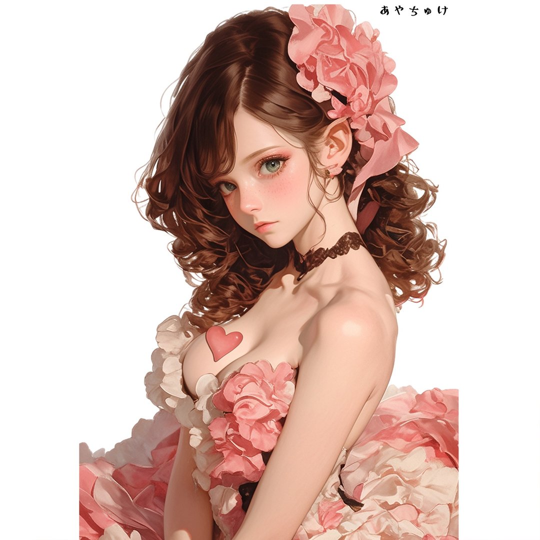 【12月新品6】07-111-0135 人物贴纸 性感情人节女孩 - 贴纸 - 纸 