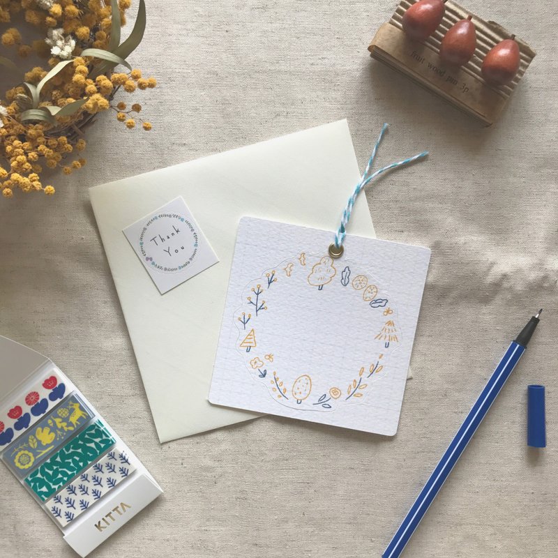 森林圈圈 造型卡片 - 卡片/明信片 - 纸 