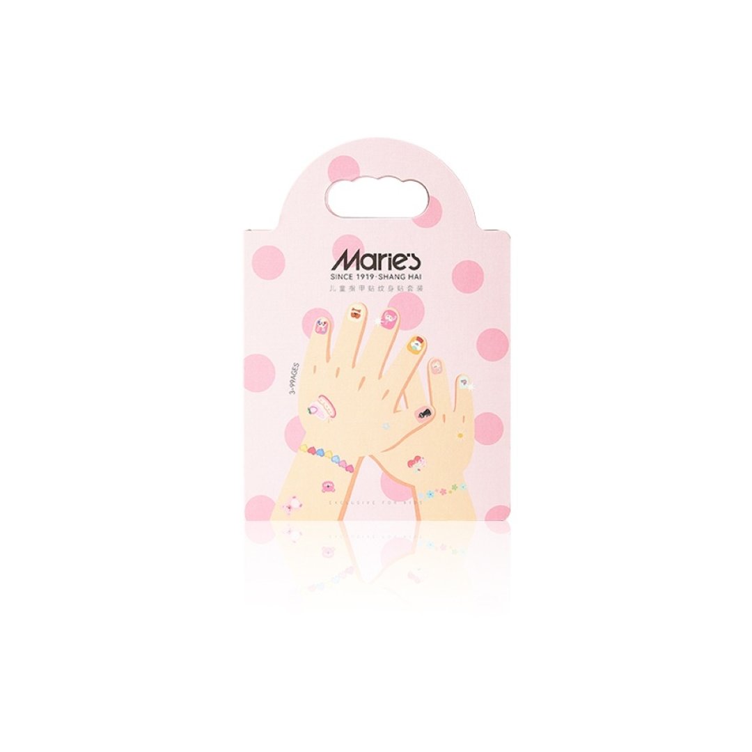 Maries 儿童美甲套组 - 指甲油/指甲贴 - 塑料 