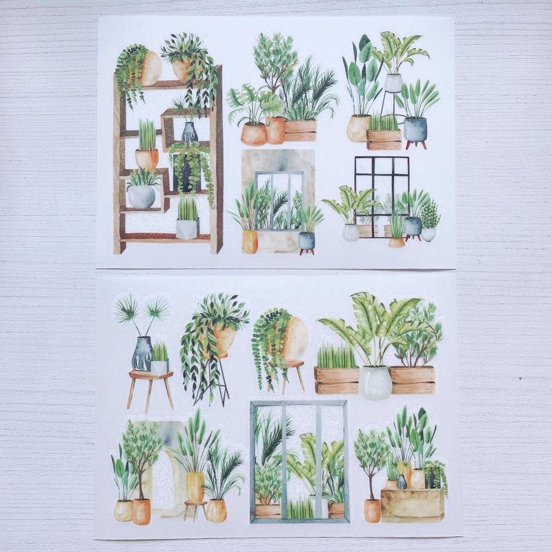 Home Garden 转印 / 贴纸印刷 - 贴纸 - 纸 