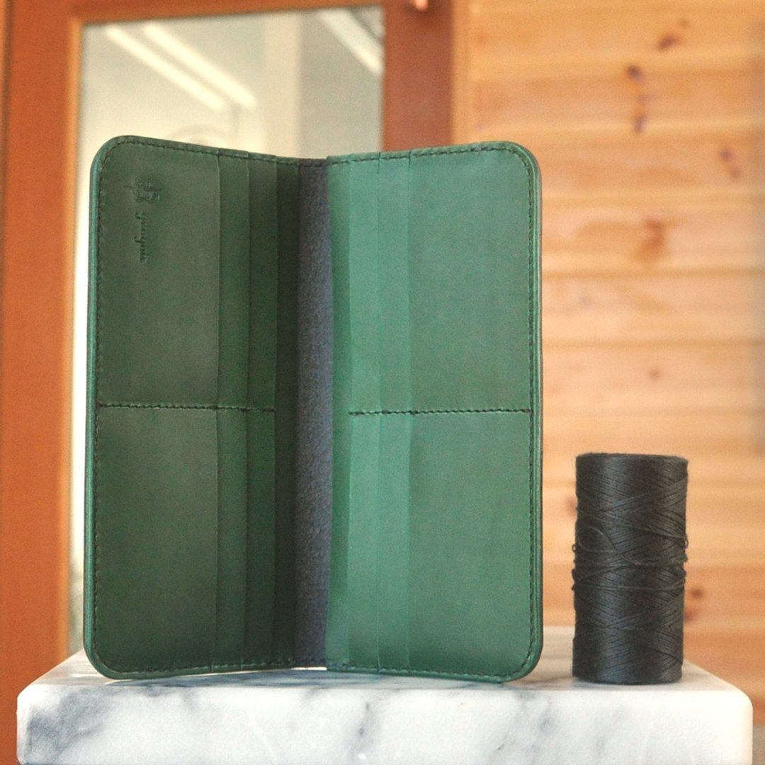Card and bill wallet No.2 Buttero - 皮夹/钱包 - 真皮 黑色