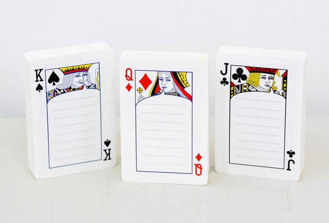 POKER扑克牌便条纸 / 黑色款 - 便条纸/标签贴 - 纸 黑色