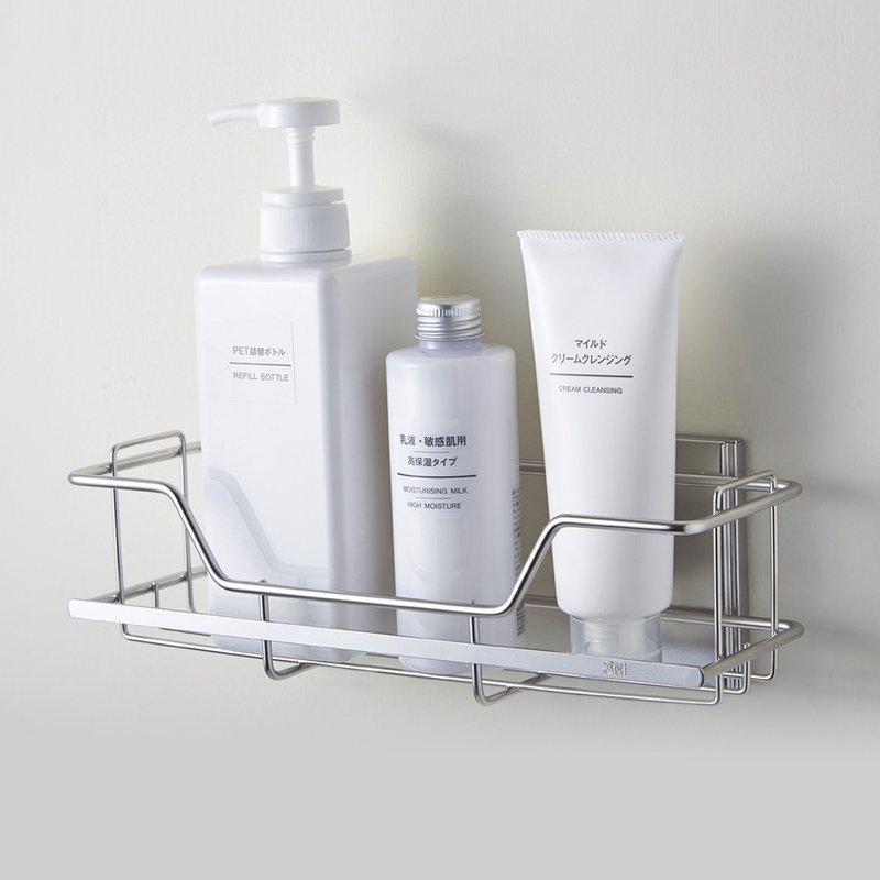 3M 17674B 无痕金属防水收纳系列-置物篮 - 卫浴用品 - 其他金属 银色