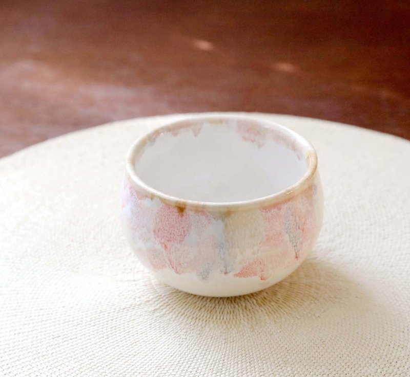 秋色釉彩牛奶咖啡杯 - 碗 - 陶 红色