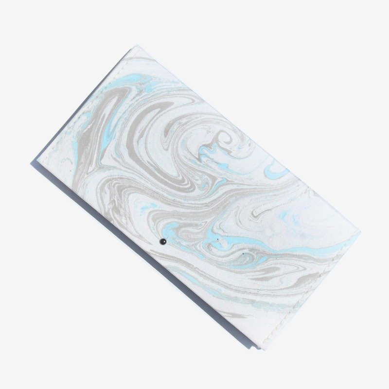 MTS｜水洗牛皮纸长夹 · 矿物质 · ML160314 - 皮夹/钱包 - 纸 多色