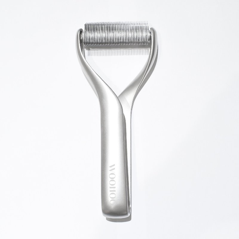 PURE宠物理毛梳 | 40T中长毛猫除毛器-磨砂灰 - 其他 - 不锈钢 灰色