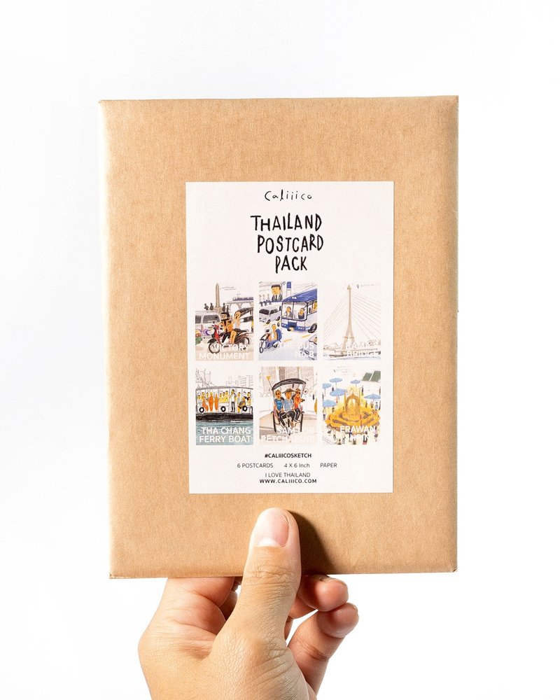 明信片装 6 张 - 卡片/明信片 - 纸 