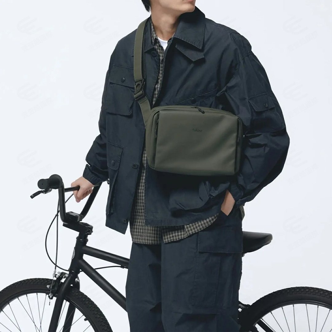 【fulcro】耐水 Explorer 系列 - 简约随身包 (suave S)(多色可选) - 侧背包/斜挎包 - 聚酯纤维 绿色