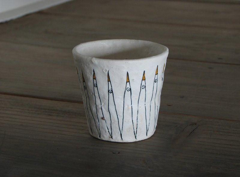 Bird cup - 花瓶/陶器 - 其他材质 多色