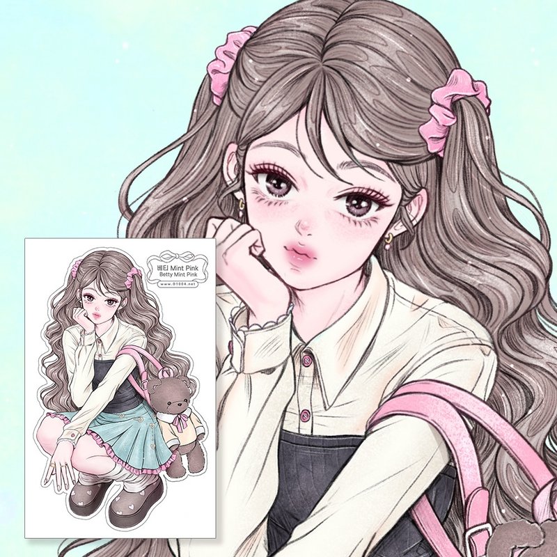 Betty 贴纸 - 贴纸 - 纸 