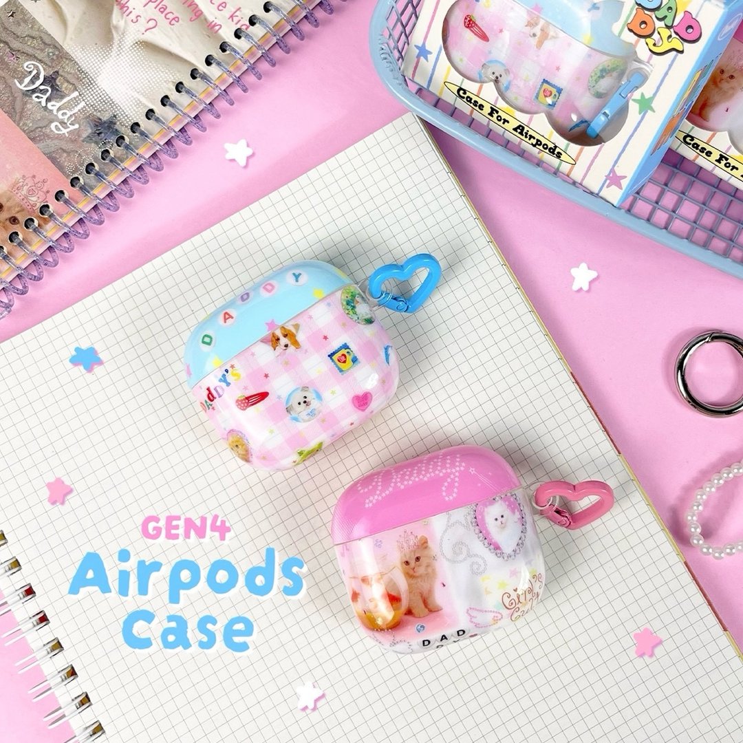 DADDY | Daddy Air Pods Gen 4 Case 超可爱图案 AirPods 保护壳 - 手机壳/手机套 - 其他材质 