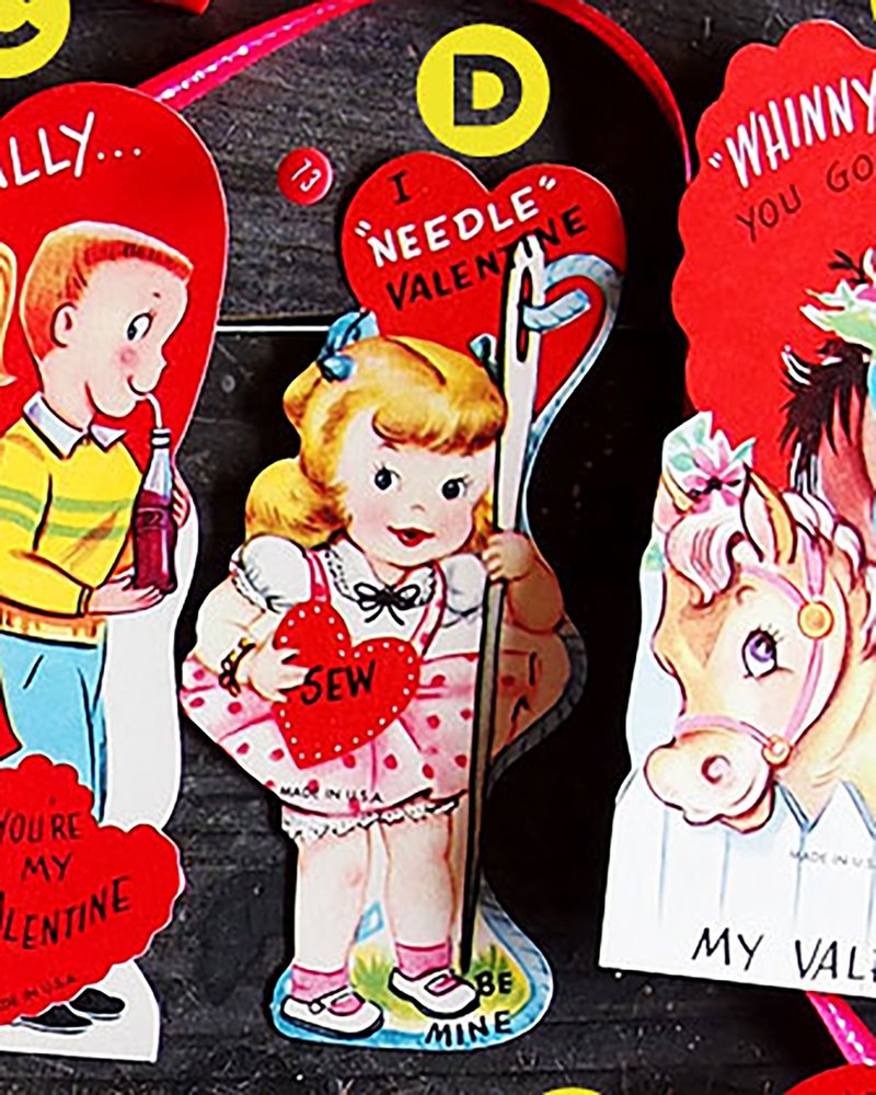 情人节卡片 550 日圆 -D- - 卡片/明信片 - 纸 红色