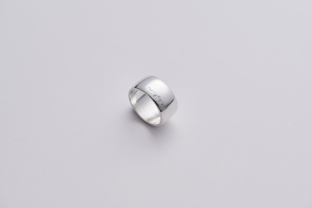 Delmar ring | 纯银宽戒 - 戒指 - 纯银 