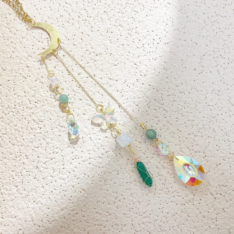 串串手作 | 静心水晶挂饰系列 - 参缕款 (中阶手作课程) - 金工/饰品 - 半宝石 