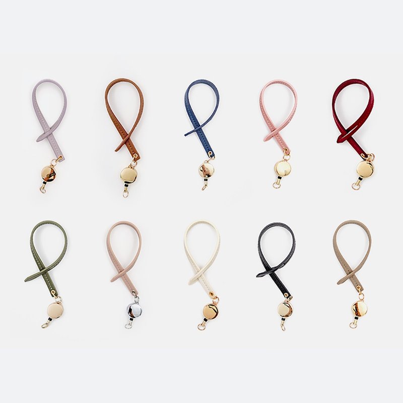 伸缩皮带扣 搓手液皮套可用 - 钥匙链/钥匙包 - 人造皮革 多色