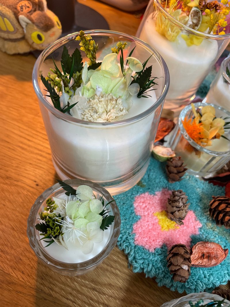 木质芳香调 | Woodsy & Fresh | 冬日松林 | 手工精油大豆蜡烛 - 蜡烛/烛台 - 蜡 