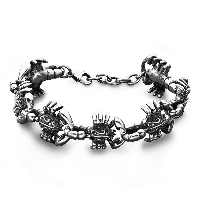 全钢毒蝎手环 - 手链/手环 - 不锈钢 黑色