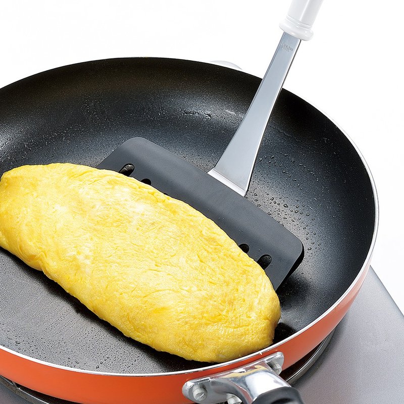 【日本下村工业Shimomura】 日本制耐高温弧形锅铲  KZ-203 - 厨房用具 - 尼龙 白色