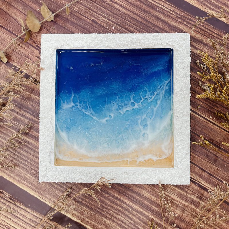 海洋 环氧树脂压克力画 绘画课程 无绘画基础可学 - 插画/绘画/写字 - 其他材质 