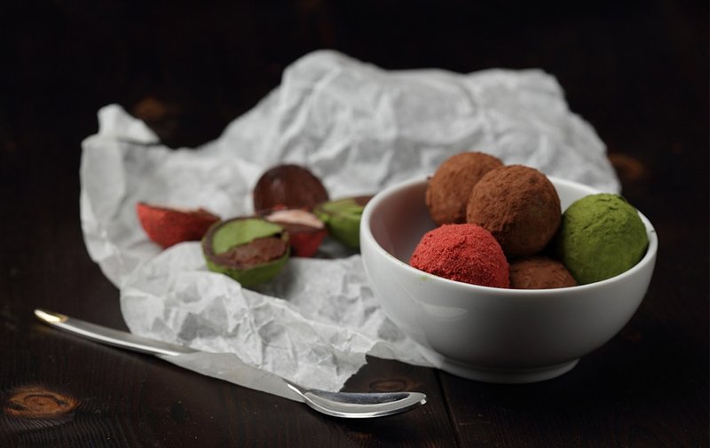 综合松露巧克力 【黑方巧克力】 - 巧克力 - 新鲜食材 