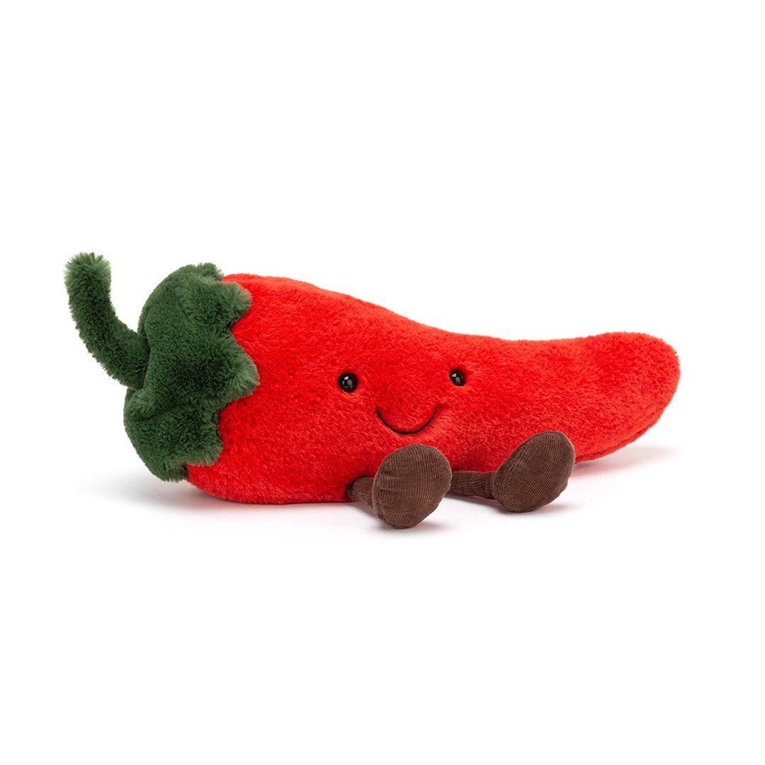 Jellycat Amuseable Chilli 小辣椒 约34厘米 - 玩偶/公仔 - 聚酯纤维 红色