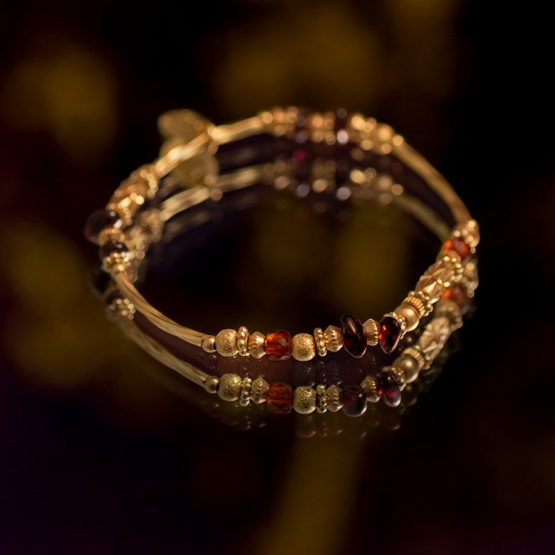 【摩羯座】神秘星象学_牧羊人与圣女 // 石榴石手链 - 手链/手环 - 宝石 