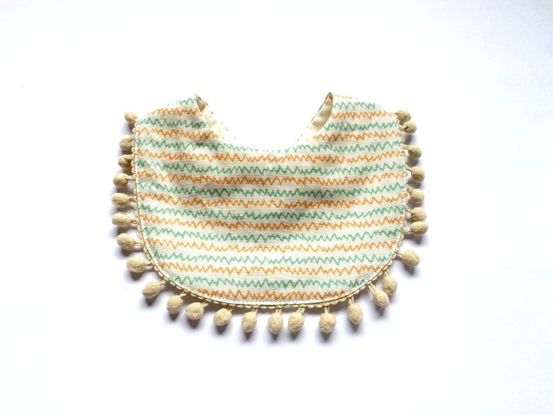 Organic cotton bib - 围嘴/口水巾 - 棉．麻 多色