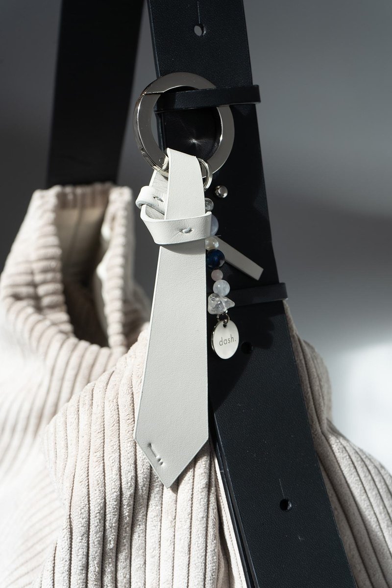 dashbrand DA35 领带饰品 - 灰色（关系）促进良好的关系。 - 吊饰 - 石头 灰色