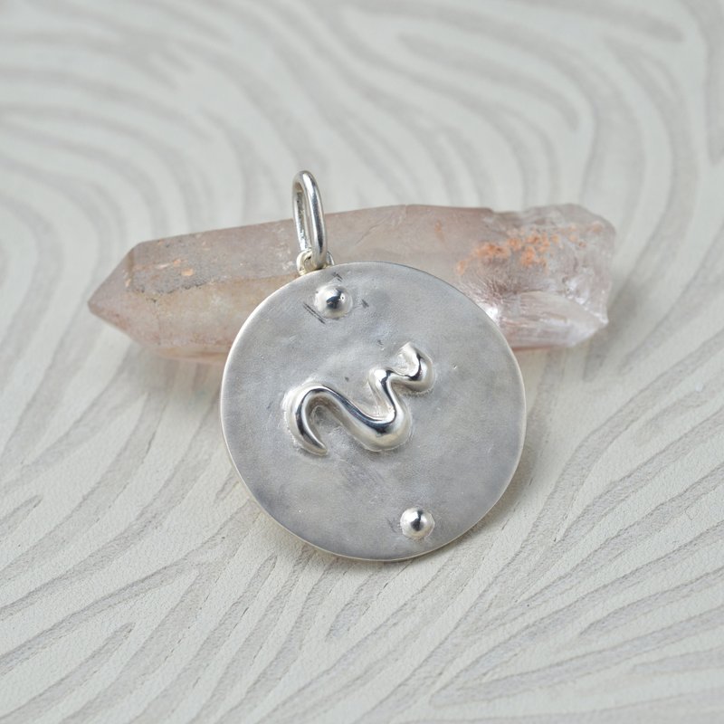 坠饰 ★龙系列 - 项链 - 其他金属 银色