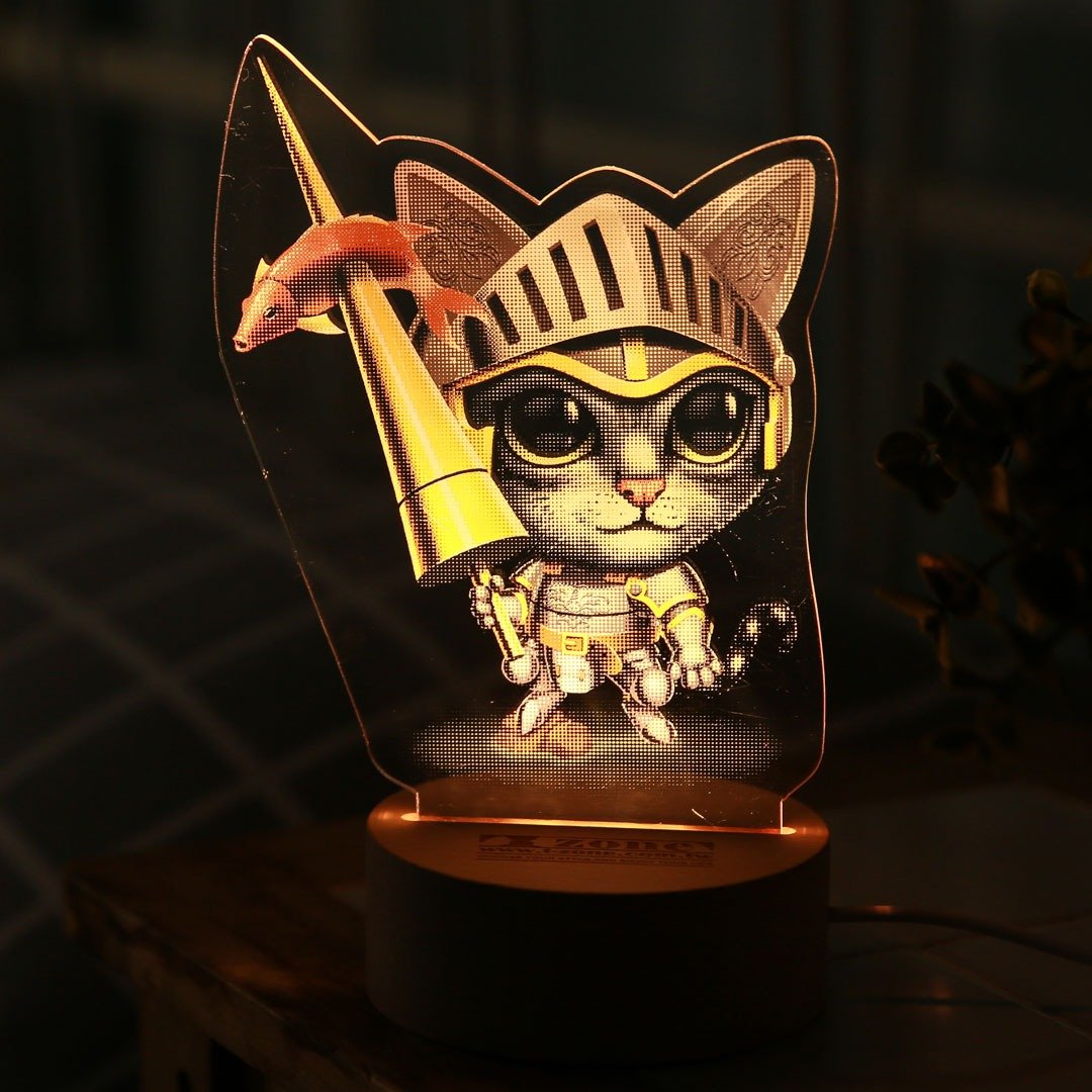 Cat Knight / 骑士猫 / led灯 - 灯具/灯饰 - 压克力 