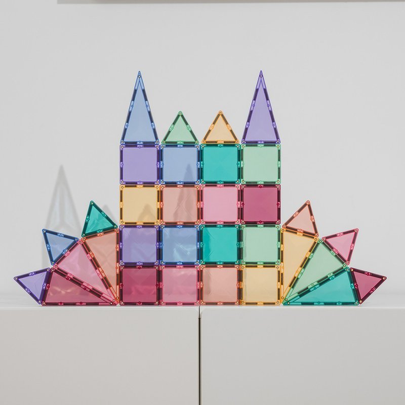 澳洲Connetix粉彩磁力积木-迷你入门组(32pc) 儿童玩具 - 玩具/玩偶 - 塑料 