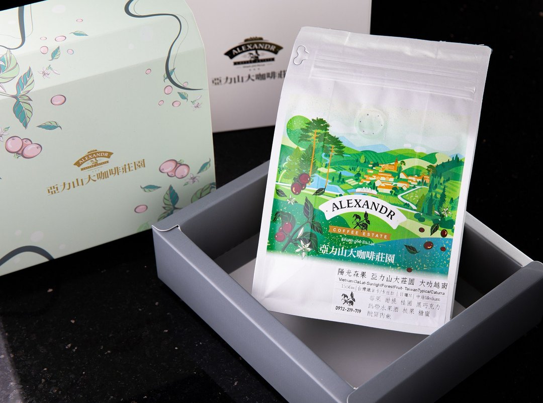 微风山泉 水洗处理 烘焙豆 (Vietnam DaLat Breeze-Mountain) - 咖啡 - 植物．花 绿色