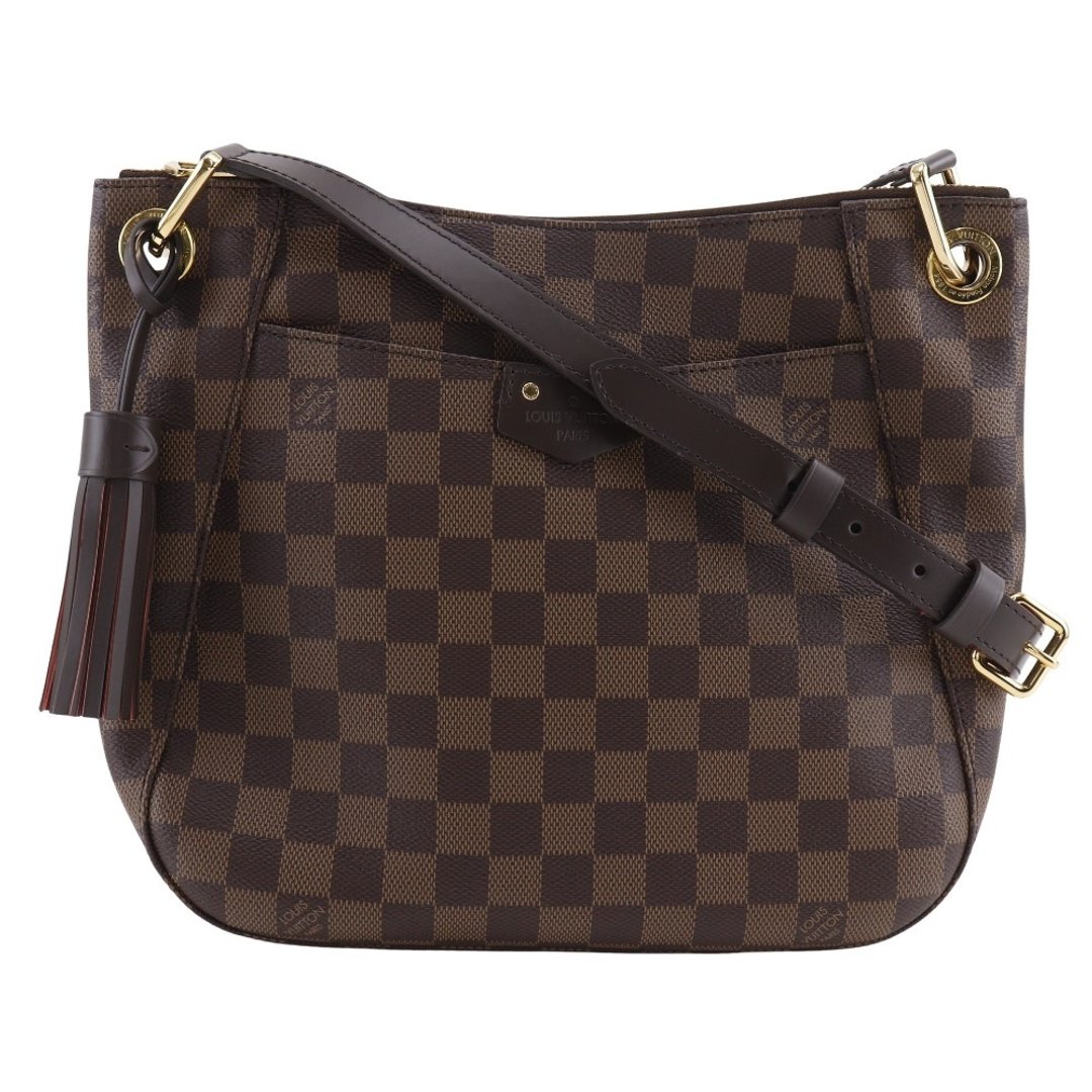 【日本直送】路易威登 LOUIS VUITTON South Bank 肩背包 N42230 棋盘格帆布 咖啡色 DR1139 女用【二手品】 - 侧背包/斜挎包 - 人造皮革 咖啡色