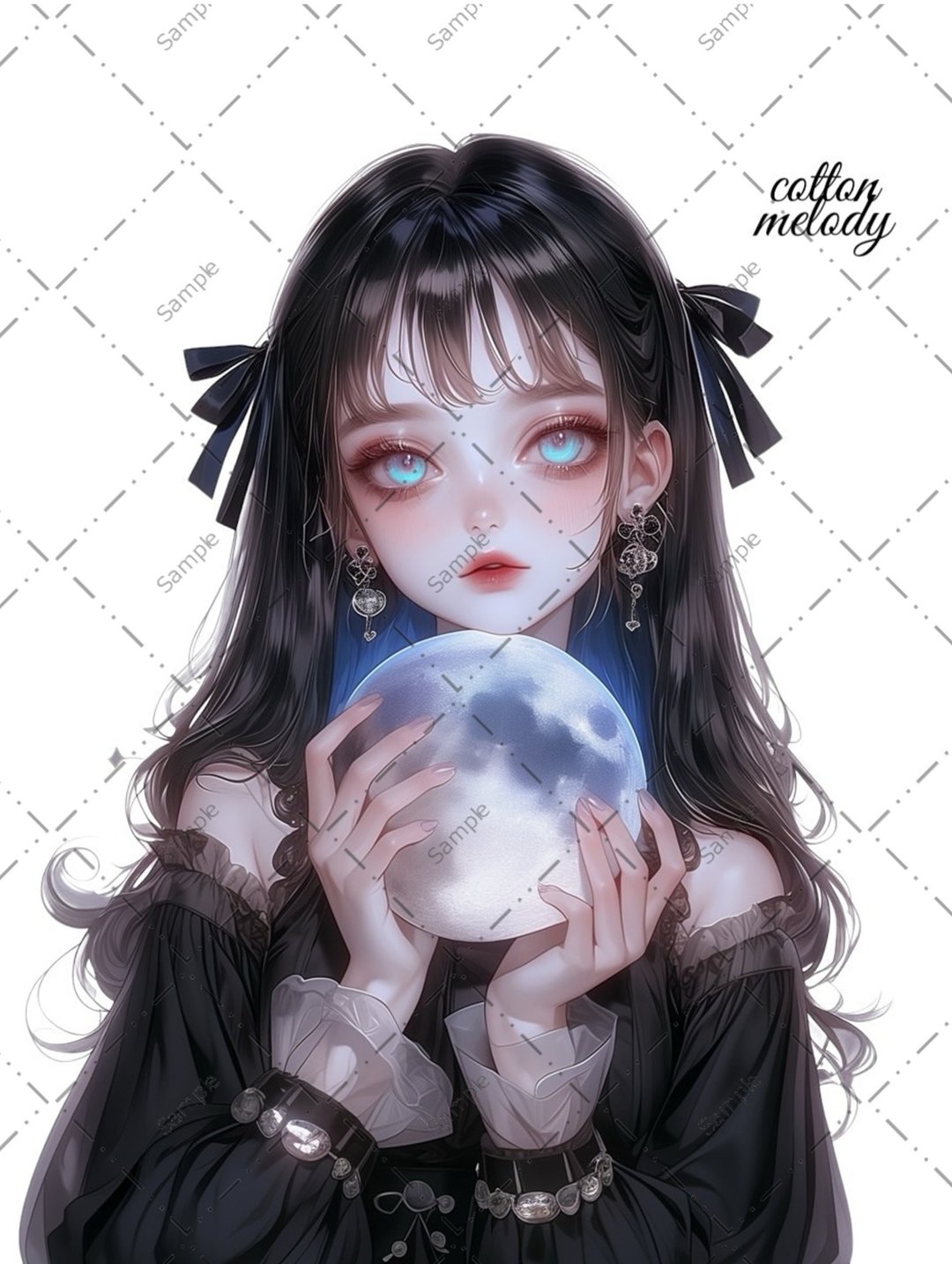 original sticker no.1182 人物贴纸 原创贴纸 人物贴纸 女孩贴纸 原创人物贴纸 - 贴纸 - 纸 