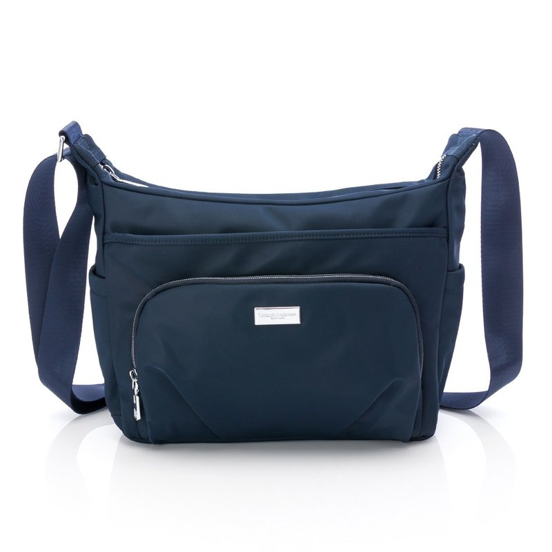 【Kinloch Anderson】Basic 大容量斜侧包-藏青 - 侧背包/斜挎包 - 聚酯纤维 蓝色