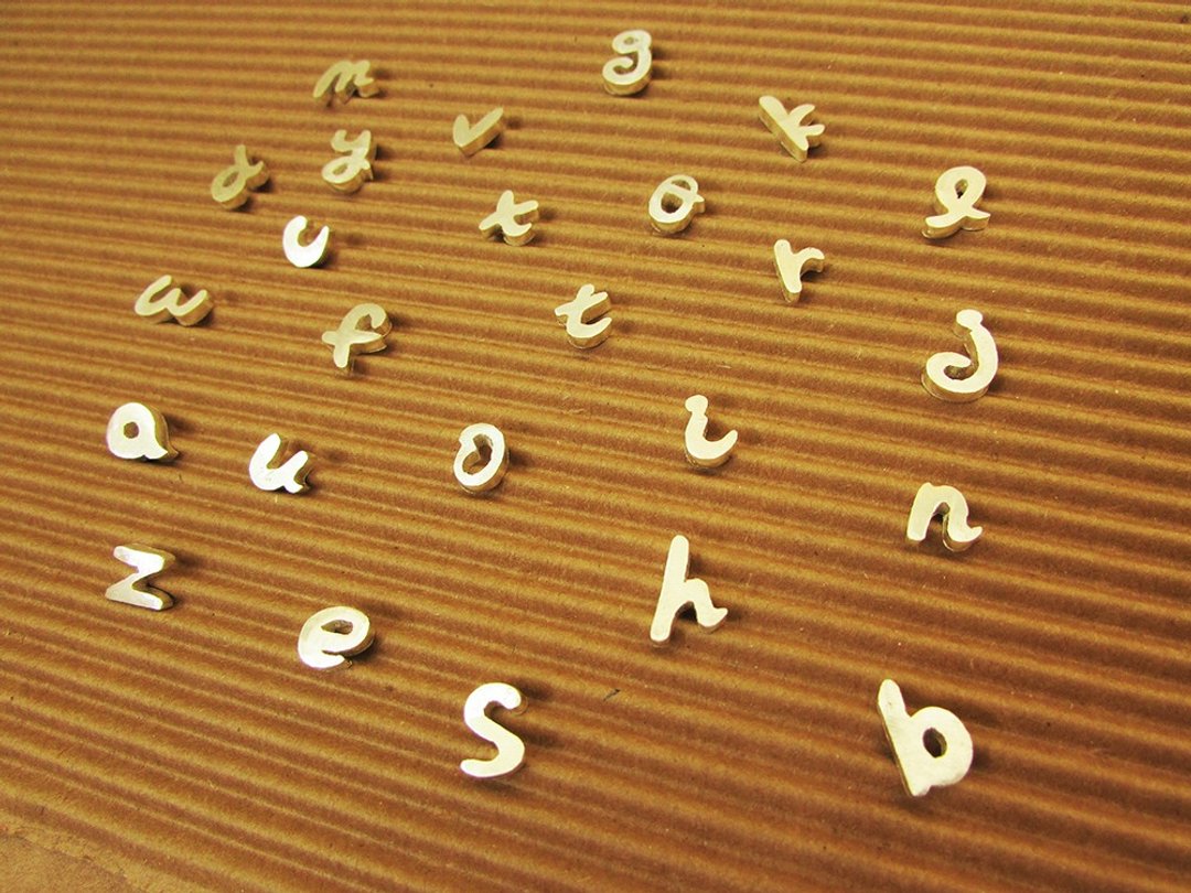 alphabet_字母单品 | 925银 限量 设计师手作 - 项链 - 银 银色