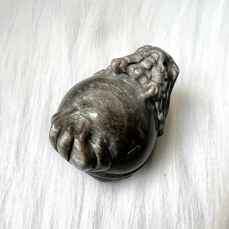 银曜石龙龟 | 水晶 | 水晶龙龟 | 水晶摆件 - 摆饰 - 水晶 黑色