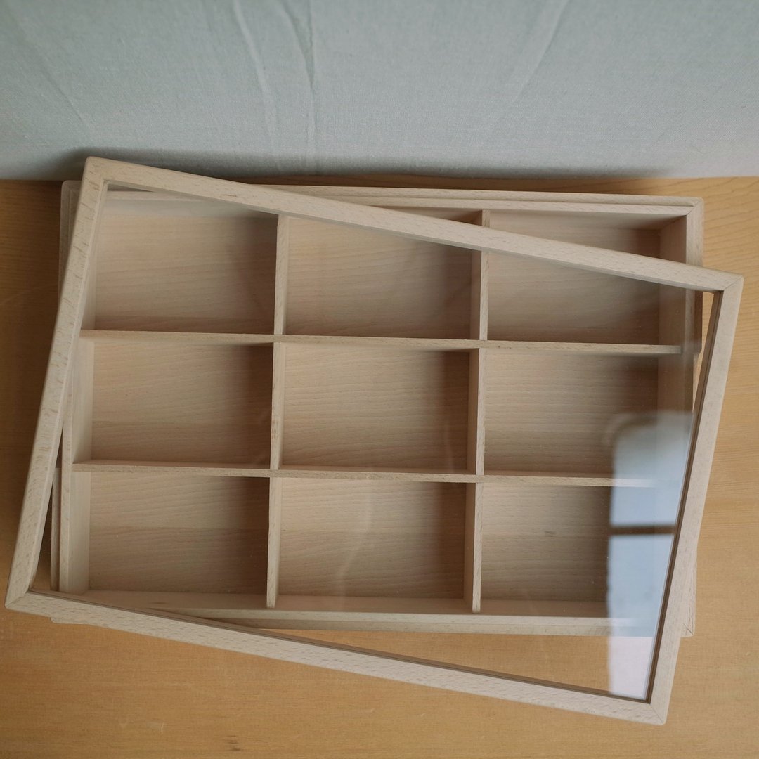 九宫格收纳盒 - 收纳用品 - 木头 