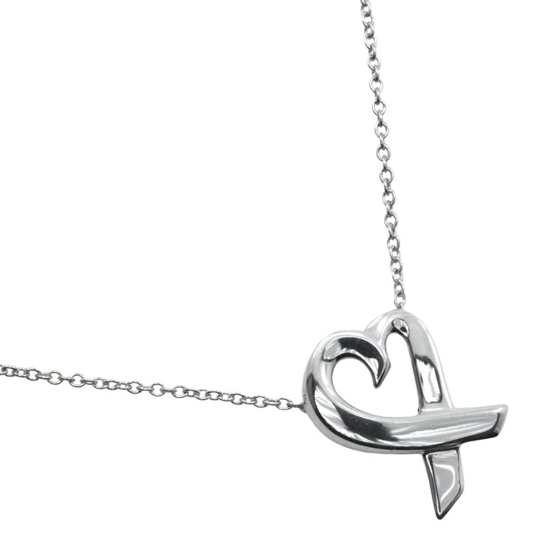 【日本直送】Tiffany & Co. 经典爱心项链 Paloma Picasso 纯银 925 桃心 坠饰 约3.0g 女仕款【二手】 - 项链 - 银 银色