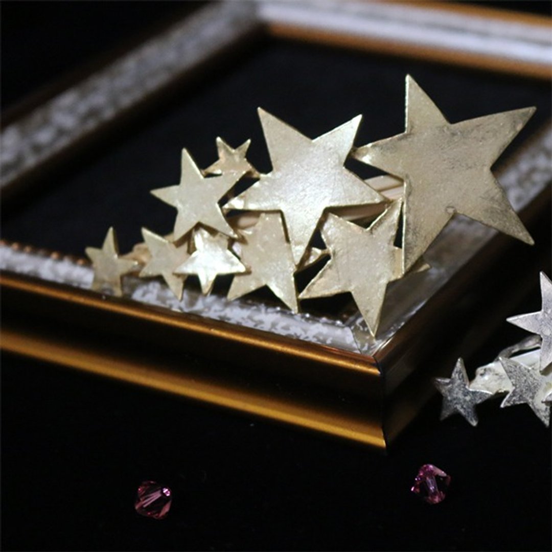 Meteor Barrette (Gold) Meteor / Valletta HA 006 - 发饰 - 其他金属 金色
