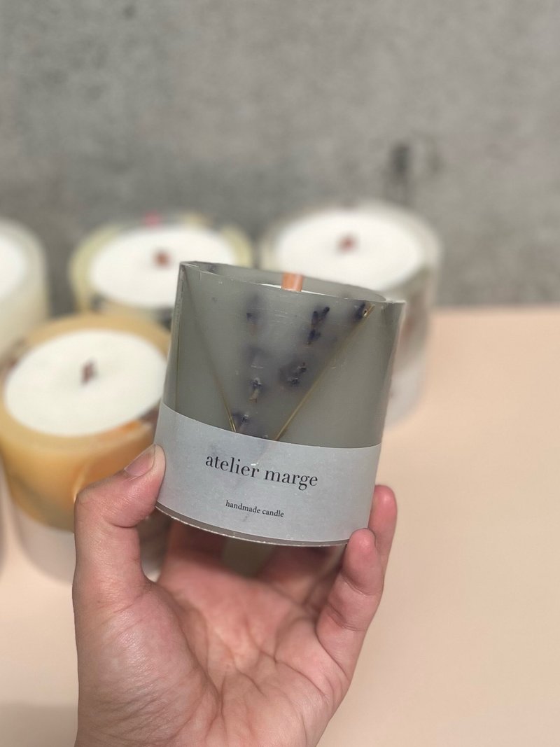 植物蜡烛薰衣草 - 蜡烛/烛台 - 蜡 紫色