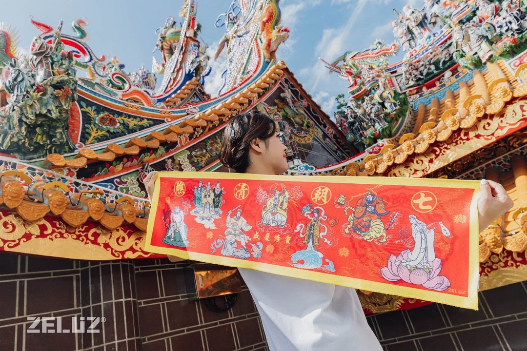七朝清醮吉祥开运巾 - 毛巾浴巾 - 其他材质 红色