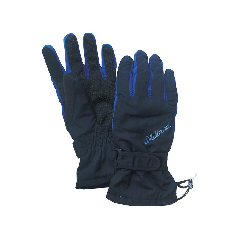 【Wildland 荒野】PR棉防水防风触控手套 中性 深蓝色 W2006-72 - 手套 - 聚酯纤维 蓝色
